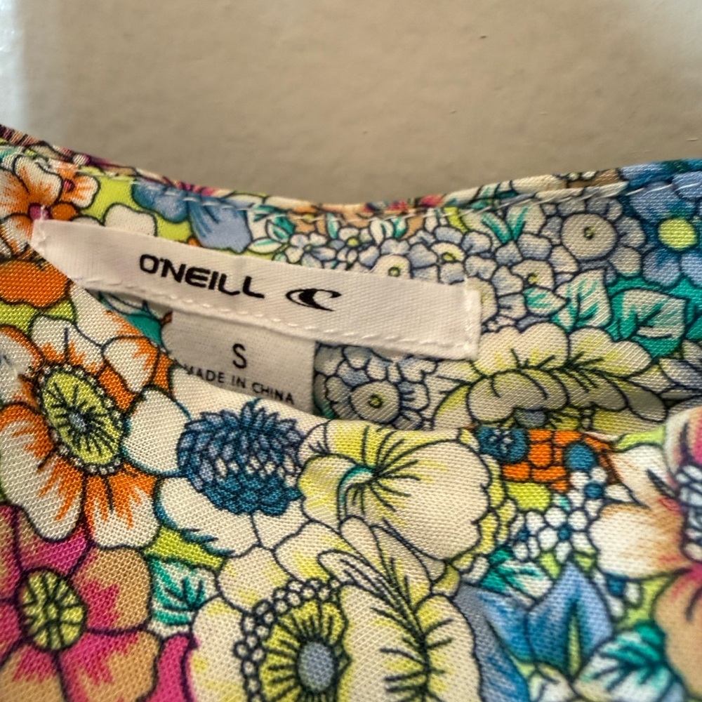 O’Neill Tavia Floral Ruched Midi Dress S - Picture 8 of 12